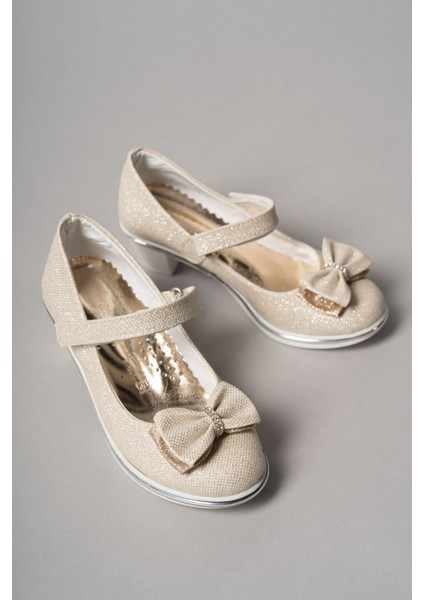 Topuklu Fiyonklu Dore Star Kız Çocuk Ayakkabı indirimleri