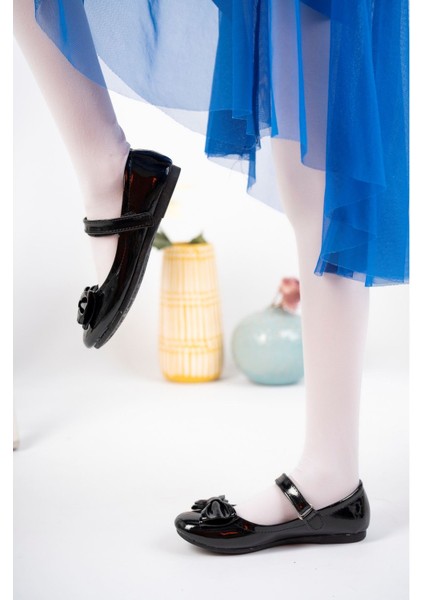 Fiyonklu Siyah Kız Çocuk Ayakkabı fiyatları