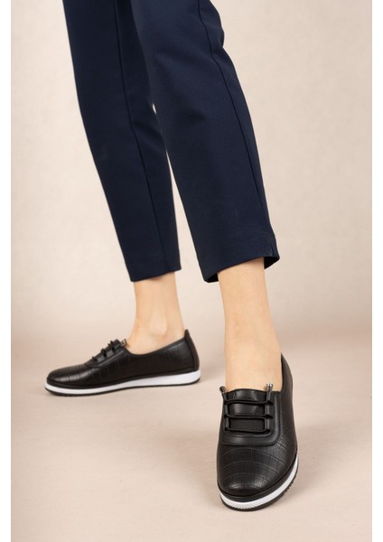 Ortapedik Pedli Siyah Ayakkabı modelleri