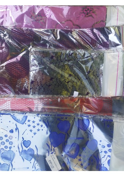 40*60 cm Metalize Hediye Paketi YAPIŞKANLI10 Adet