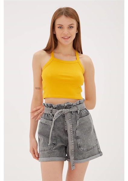 Askılı Crop Atlet Turuncu / Orange modelleri