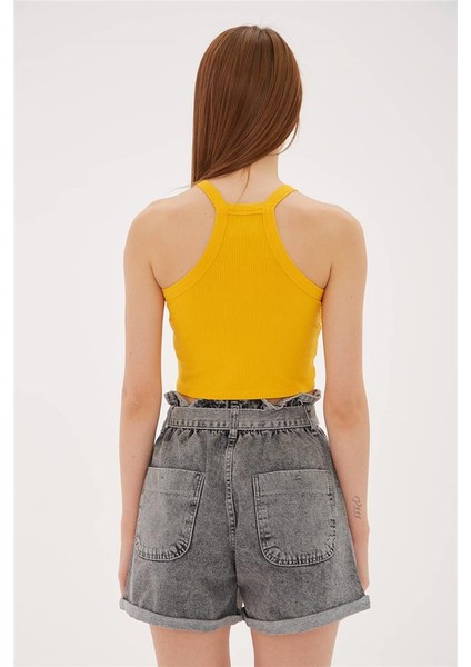 Askılı Crop Atlet Turuncu / Orange indirimleri