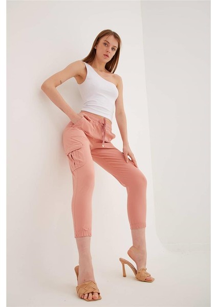Kargo Cep Jogger Pantolon Somon / Salmon fiyatları