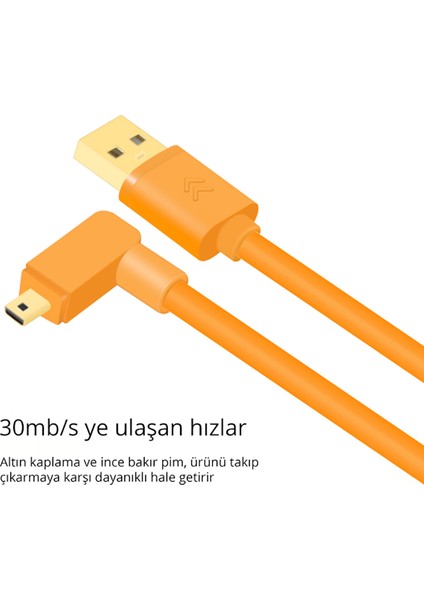 MF-DK35 8-Pin (Uc-E6) To Type-A USB Data Bağlantı Kablosu 5m