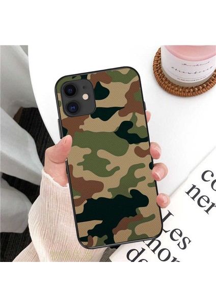 Apple iPhone 11 202187 Kamuflaj Desenli Telefon Kılıfı (Yurt Dışından) fırsatları