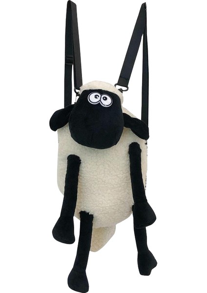 Sevimli Sallanan Koyun Vahşi Moda Büyük Kapasiteli Sırt Çantası (Yurt Dışından)