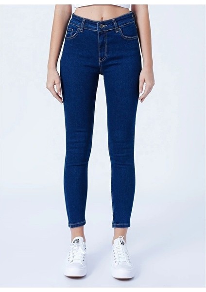 23Y0565K1 Fashion Friends Kadın Pantolon Mavi