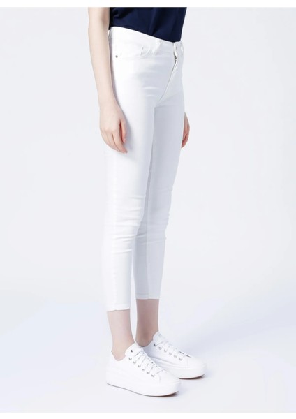 23Y0565K1 Fashion Friends Kadın Pantolon Beyaz fiyatları