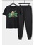 Unisex All Day Rabbit Baskılı 2'li Eşofman Takımı 1