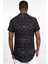Slim Fit Dar Kesim Apaj Yaka Viskon Kısa Kol Erkek Spor Gömlek 4
