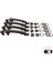 BDP1165-1 Renault Fluence Megane 3 Clio 4 Scenic 3 Captur 1 Için 4 Adet Dış Kapı Açma Kolu Siyah Astarlı 806B02596R 1