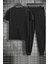 Unisex Hoodie Baskılı 2'li Eşofman Takımı 2