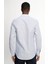 Slim Fit Uzun Kol Çizgili Keten Düğmeli Yaka Spor Erkek Gömlek 4