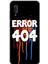 Samsung Galaxy A02 Kılıf Hd Desen Baskılı Arka Kapak - 404 Error 1
