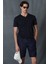 Tuna Modern Grafik T- Shirt Siyah 4