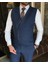 Italyan Stil Slim Fit Erkek Ceket Yelek Pantolon Takım Elbise Parlement T9117 2