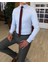 Italyan Stil Slim Fit Saten Kravat Yaka Gömlek B.mavisi T4773 1