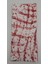 120X50 cm Bordo Şerit Desen Pamuklu Astarlık Kumaş No:14 2