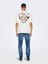 Pamuklu Sırt Baskılı Rahat Kalıp T-Shirt Onshans Camo - 22024804 3