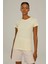 Kadın Basic T-Shirt C Neck CT122 3fx Sarı/yellow 23S43CT122 1