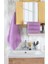 4'lü 50X85 cm El ve Yüz Havlu Seti Lila 1