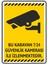Bu Karavan 7/24 Güvenlik Kamerası ile İzlenmektedir./v3-2/25x35cm/Etiket 1