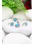 Firuze ve Markazit Taşlı 925 Ayar Gümüş Üçlü Set 201021921 2