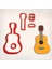 Akustik Gitar Detay Kurabiye Kalıp Seti 4’lü 1