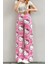 Unisex Pembe Hello Kitty Cat Bol Paça Eşofman Altı 1