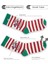 Black Arden Socks 3 Çift Noel Baba Desenli Bayan Çorap 4