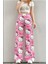 Unisex Pembe Hello Kitty Cat Bol Paça Eşofman Altı 1