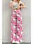 Unisex Pembe Hello Kitty Cat Bol Paça Eşofman Altı 2