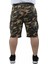 Mocgrande Büyük Beden Commando Camouflage Erkek Penye Şort 23606 Taba 3