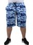 Mocgrande Büyük Beden Commando Camouflage Erkek Penye Şort 23606 Marin 1