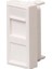 Erat Fransız Tipi 22,5X45 Efc Face Plate Beyaz 1 Portlu Sıva Altı 1