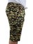 Büyük Beden Commando Camouflage Erkek Penye Şort 23606 Bej 3