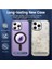 Apple Iphone 14 Pro Max Uyumlu Kılıf Magsafe Şarj Özellikli Mag Standlı Büyüteç Merçek Halkalı Rock Serisi Logo Gösterir Case 4