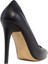 DZA07-388460 Siyah Stiletto Topuklu Kadın Ayakkabı 4
