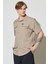 All Terrain GearAll Terrain Gear Regular Fit Normal Kesim Esnek Taş Rengi Kısa Kollu Gömlek 1