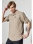 All Terrain GearAll Terrain Gear Regular Fit Normal Kesim Esnek Taş Rengi Kısa Kollu Gömlek 2