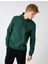 Erkek Yeşil Kapüsonlu Uzun Kollu Sweatshirt 1