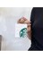 Airpods 1. ve 2. Nesil Uyumlu Starbucks Çanta Kopçalı Koruyucu Silikon Kılıf, Darbe Emici Kılıf 4