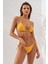 Üçgen Doldulu Brazilian Bikini Takım Hardal 231223 1