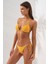 Üçgen Doldulu Brazilian Bikini Takım Hardal 231223 3