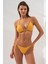 Üçgen Doldulu Brazilian Bikini Takım Hardal 231223 4