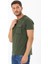 Erkek Garnili Cep Nakışlı Bisiklet Yaka T-Shirt 4