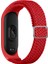 Xiaomi Mi Band 7 Kırmızı Için Naylon Örgülü Saat Bandı (Yurt Dışından) 1