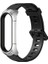 Xiaomi Mı Band Için 6/5/4/3 Silikon Kayış Stil Tf Case Siyah Gümüz (Yurt Dışından) 1