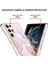 Galaxy S23 Ultra Için Mermer Desenli Tpu Tampon Telefon Kılıfı - Rose Gold (Yurt Dışından) 4