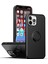 Apple iPhone 14 Plus Için Ince Silikon Yüzük Stand Telefon Kılıfı - Siyah (Yurt Dışından) 1